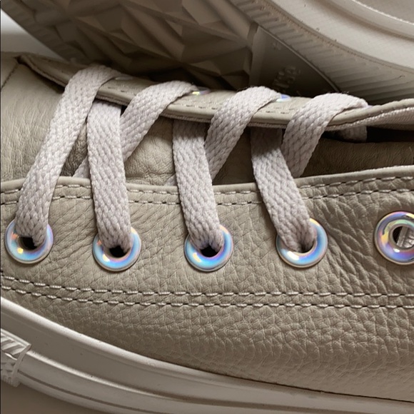 Leather iridescent converse - Picture 3 of 6